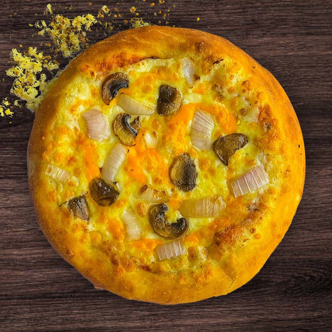 Premium Cheesy Mania Onion & Mushroom